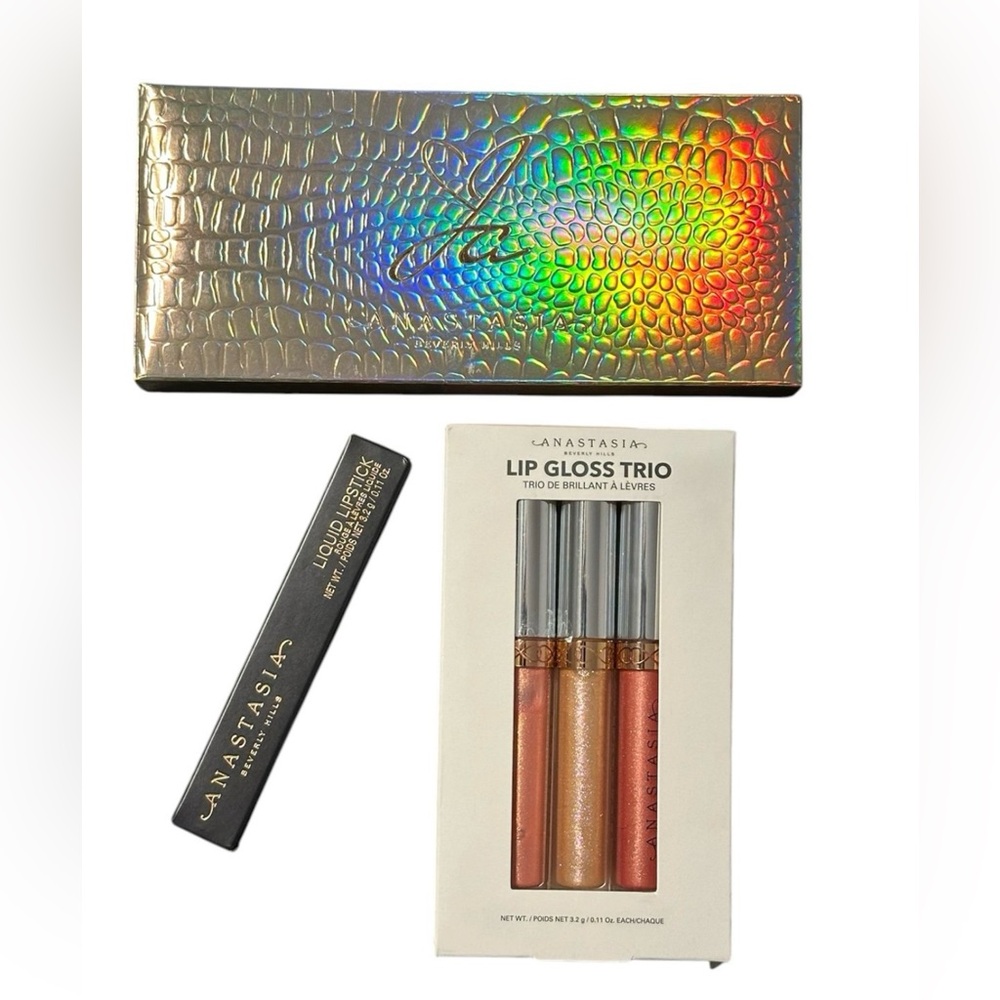Anastasia Lip Gloss Trio and Palette Set